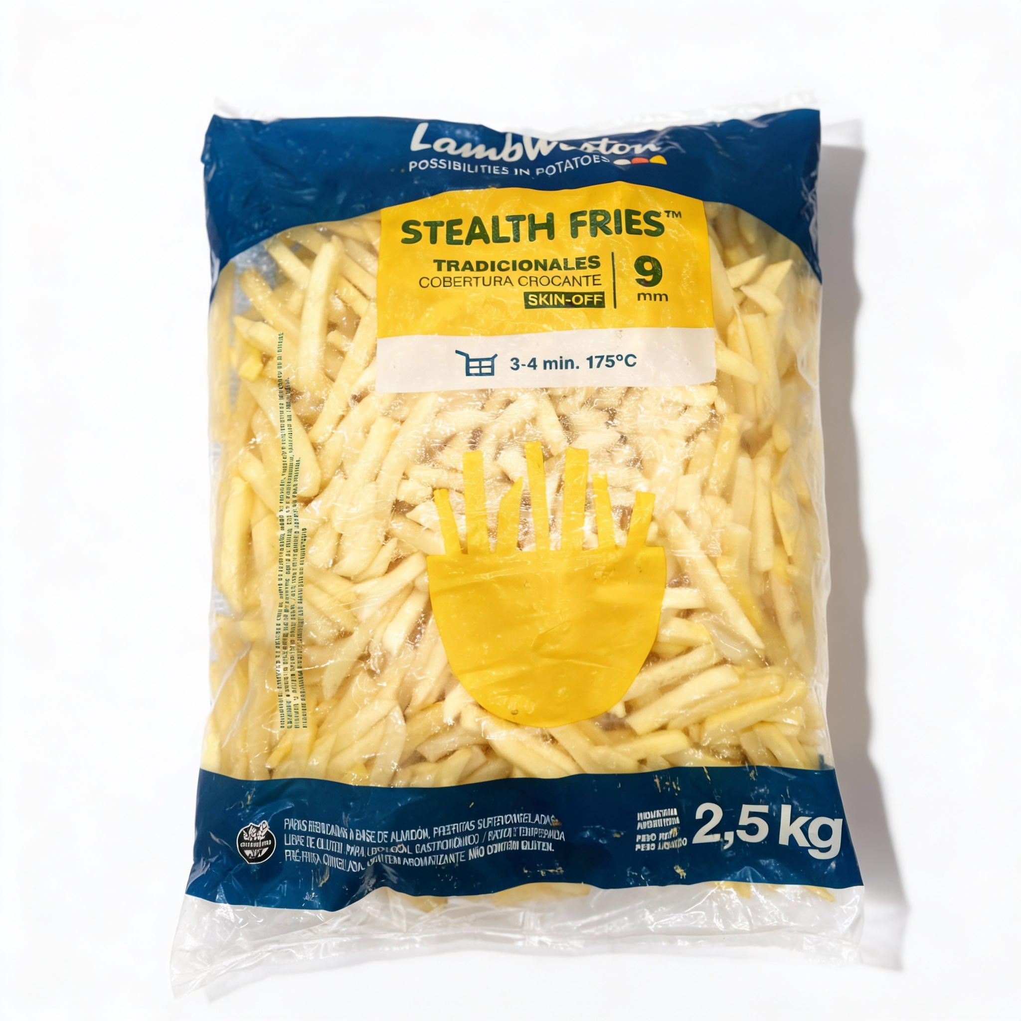 BATATA CONGELADA 9MM EXTRA CROCANTE LAMB WESTON 2,5KG