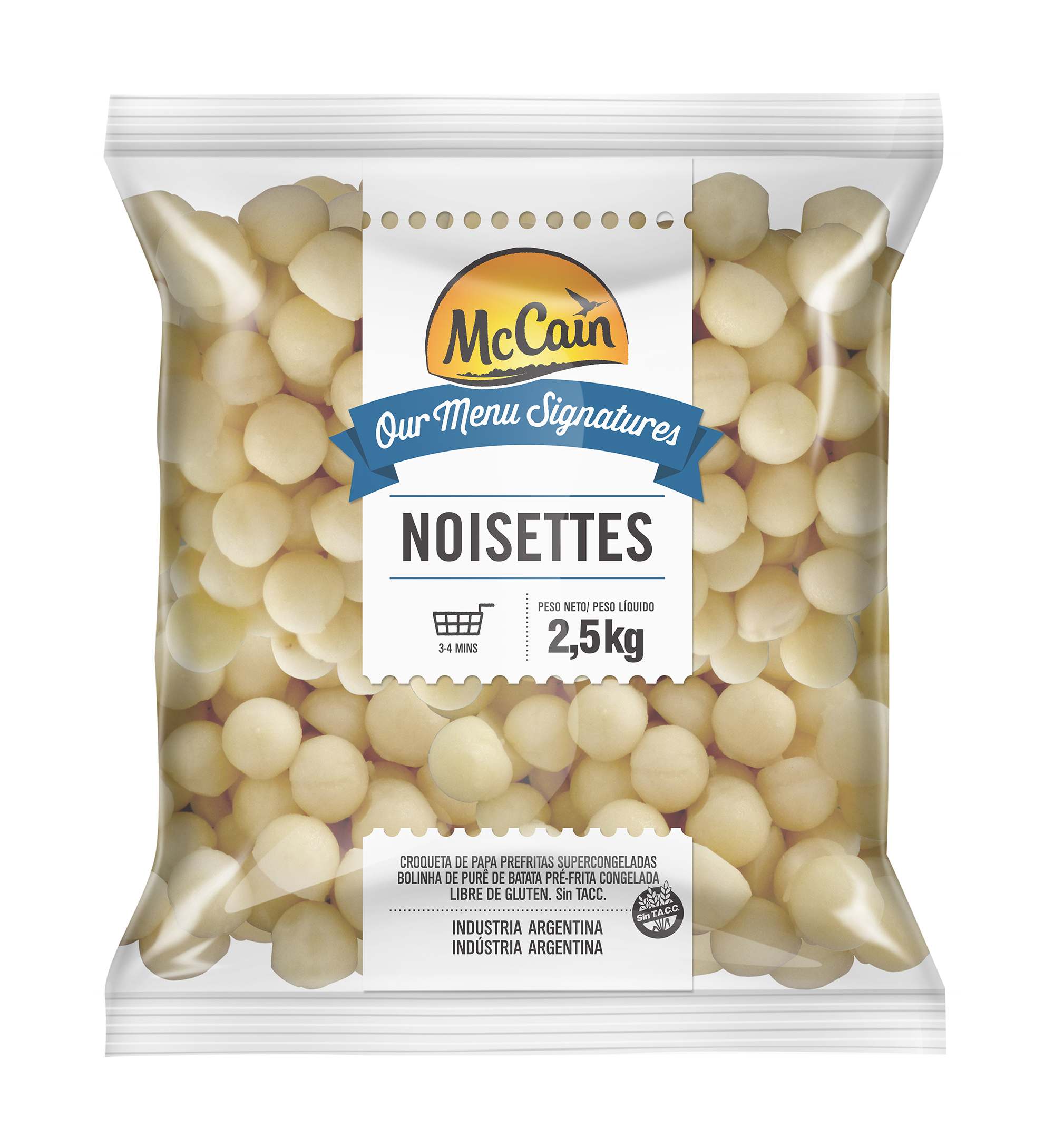 BATATA CONGELADA NOISETTES MCCAIN 2,5 KG