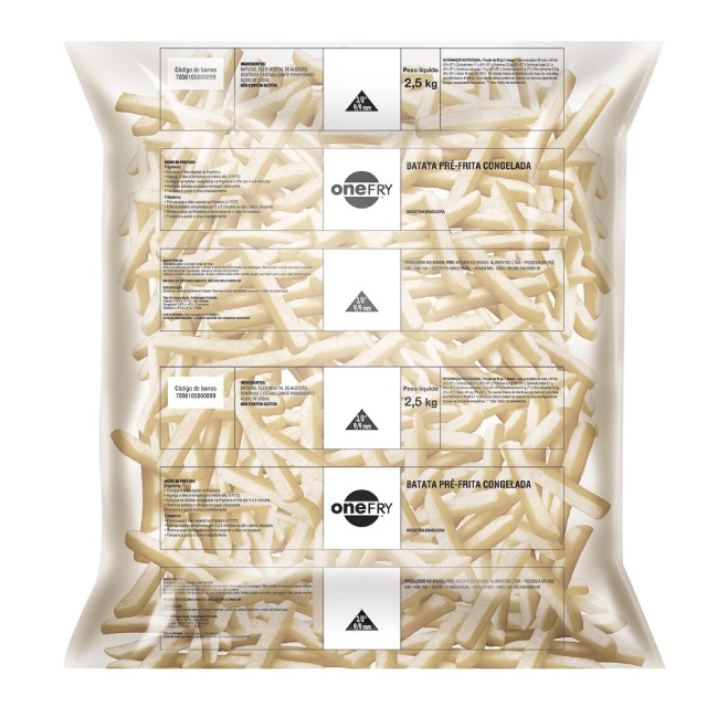 BATATA CONGELADA 9MM ONE FRY 2,5KG