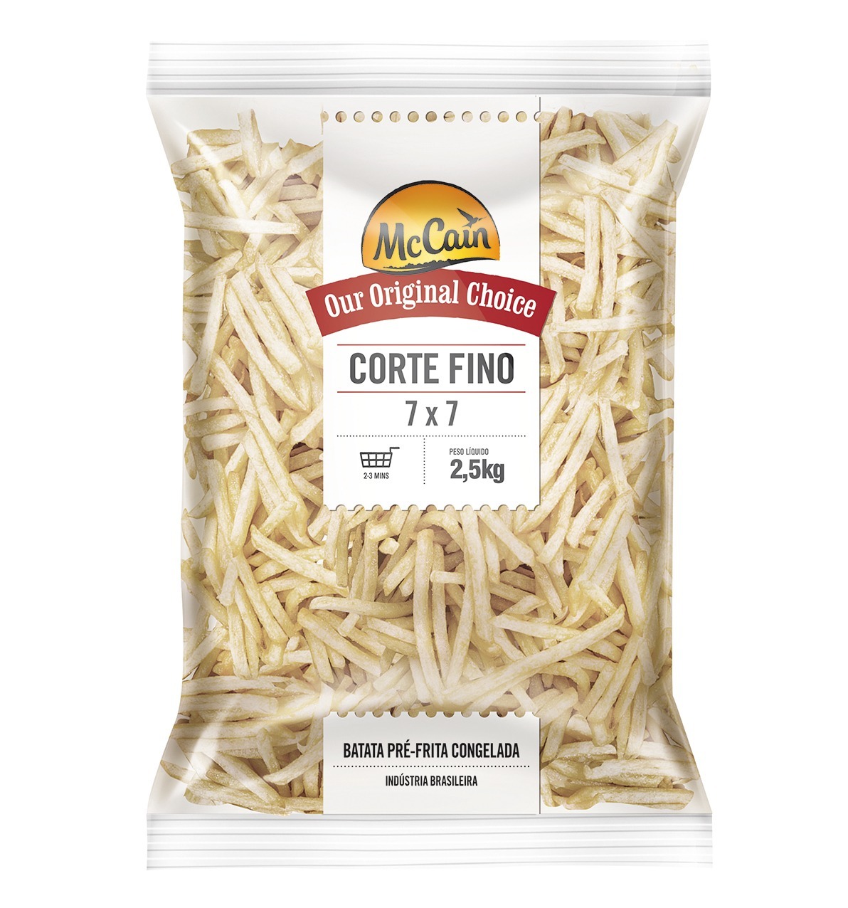 BATATA CONGELADA 7MM MCCAIN 2,5KG
