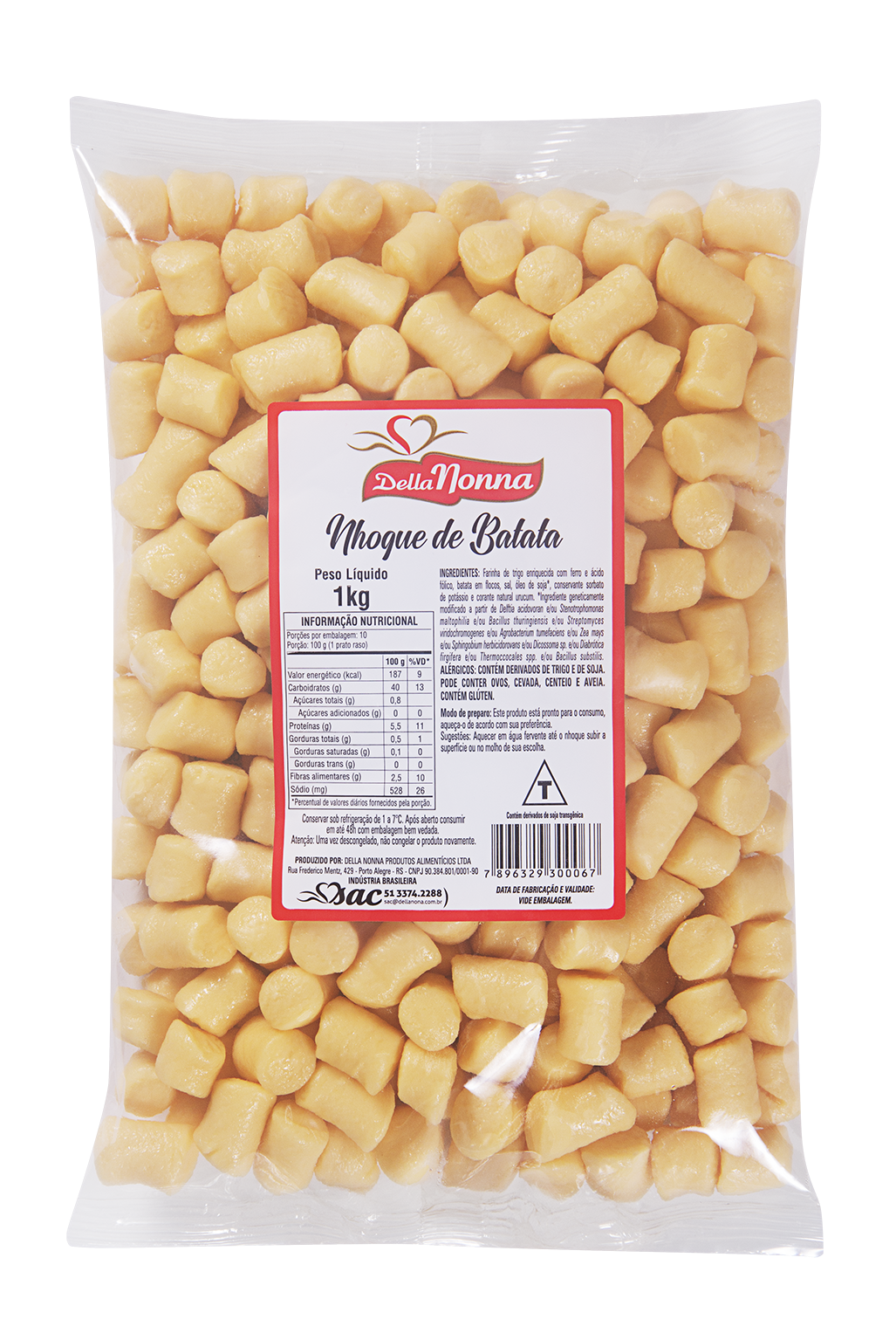NHOQUE DE BATATA CONGELADO DELLA NONNA 1 KG