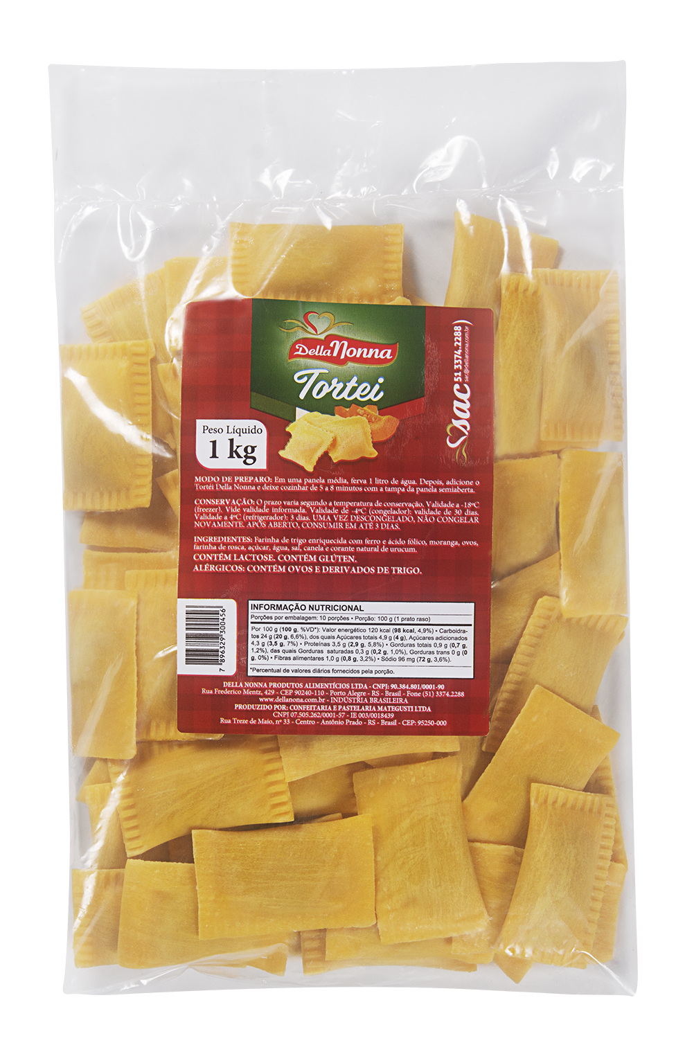 TORTEI MORANGA CONGELADO DELLA NONNA 1 KG