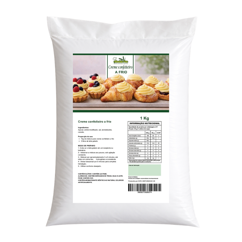 CREME CONFEITEIRO A FRIO ALMEIDAPAN 1 KG