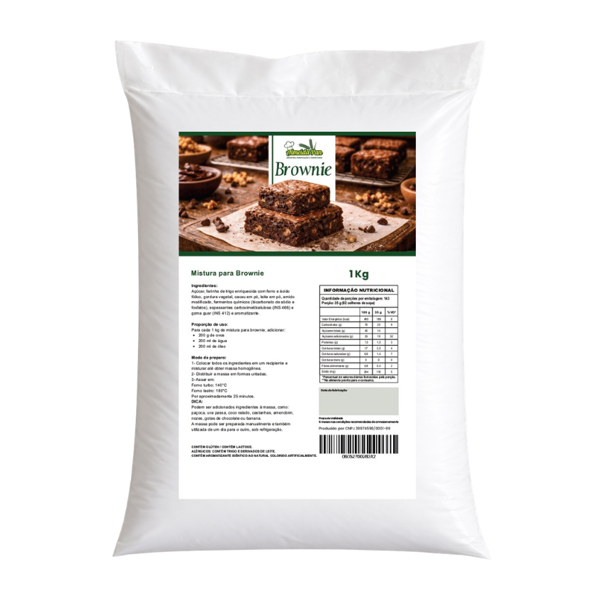 MISTURA PARA BROWNIE ALMEIDAPAN 1 KG