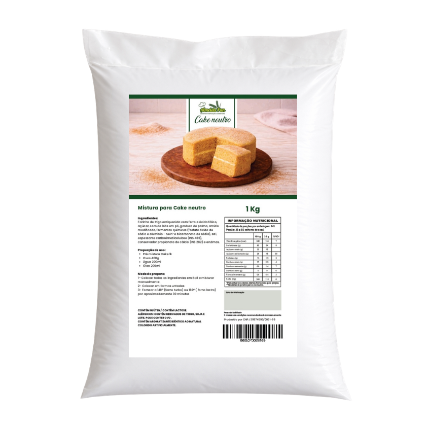 MISTURA PARA BOLO (CAKE) NEUTRO ALMEIDAPAN 1 KG
