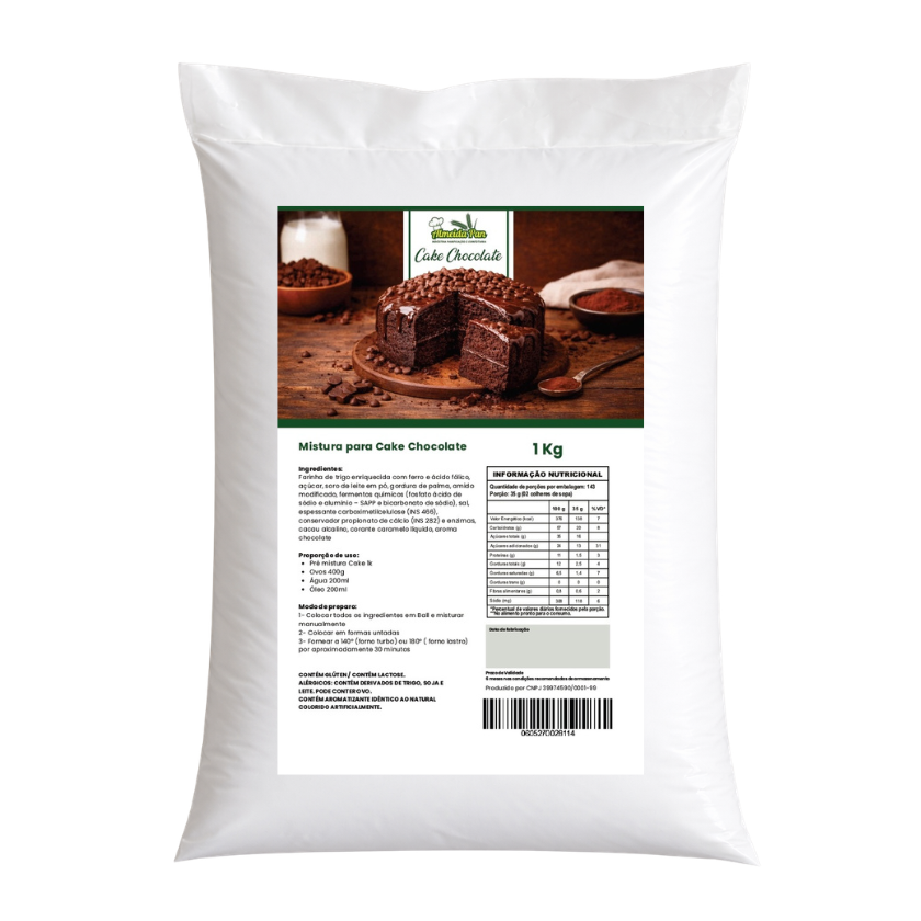 MISTURA PARA BOLO (CAKE) CHOCOLATE ALMEIDAPAN 1 KG