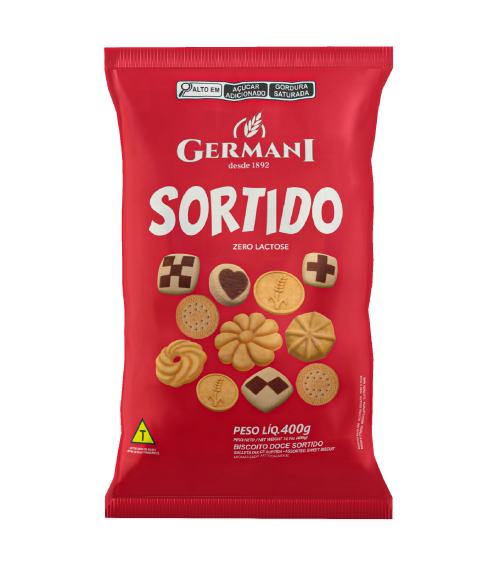 BISCOITO GERMANI SORTIDOS 400 G