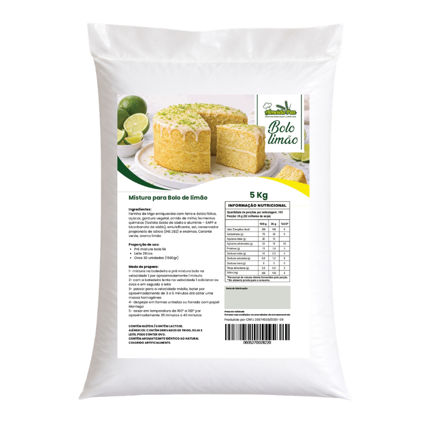 MISTURA PARA BOLO LIMAO ALMEIDAPAN 5 KG