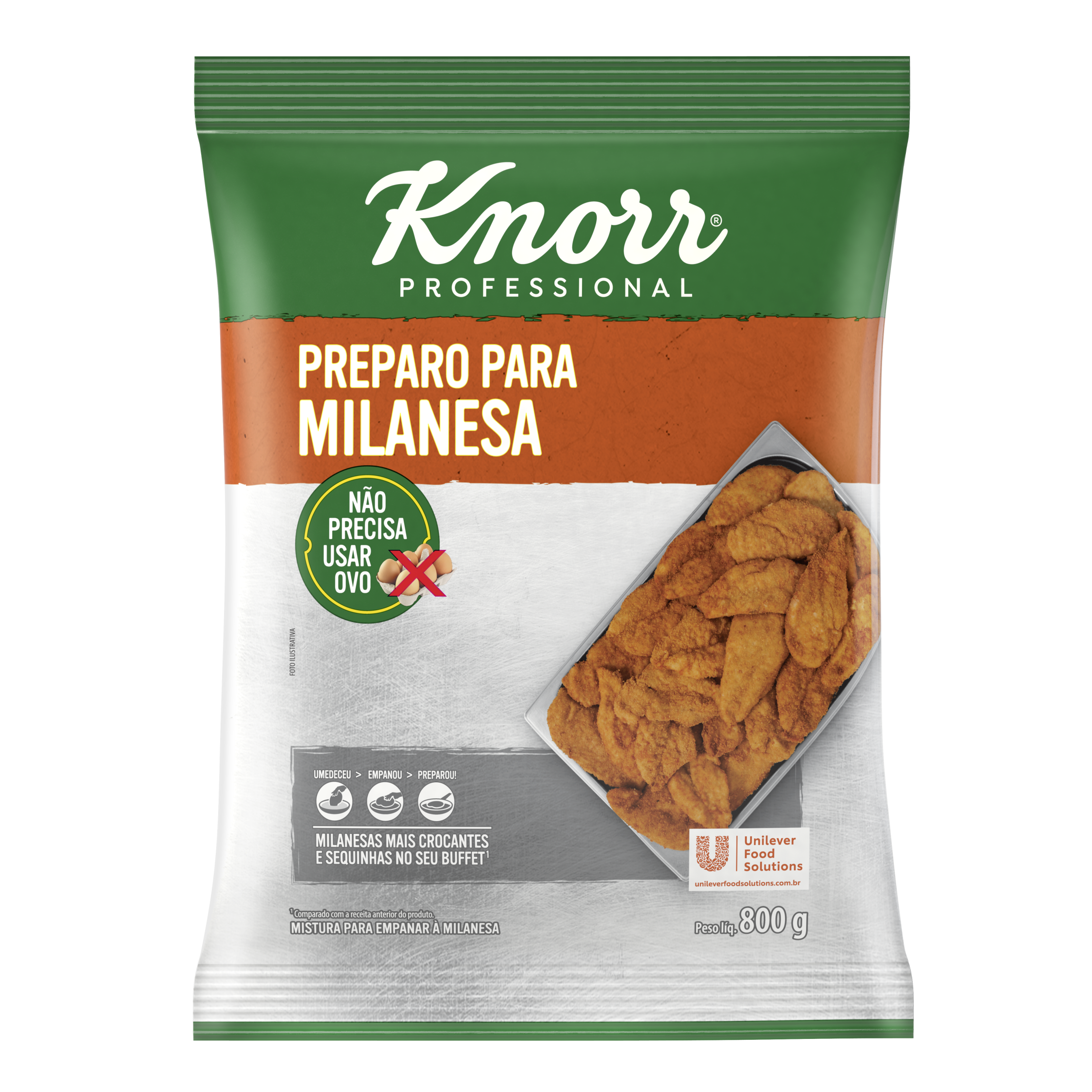 PREPARO PARA FRITURA Á MILANESA KNORR 800 G