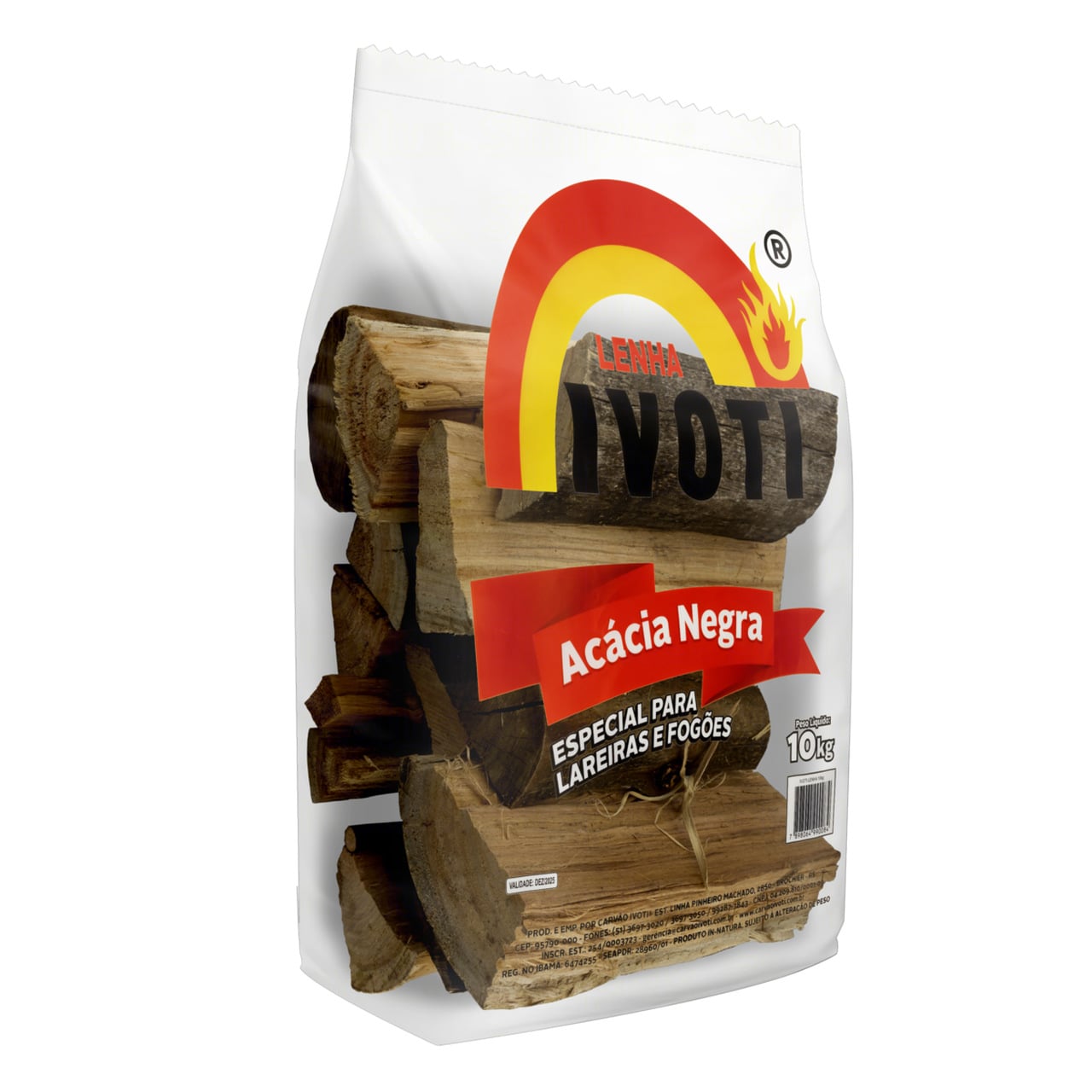 LENHA ACÁCIA NEGRA IVOTI 10 KG