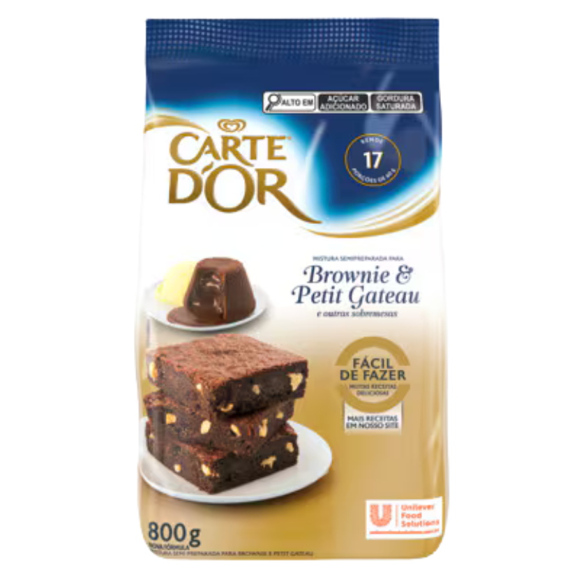 BROWNIE/PETIT GATEAU CARTE DOR 800 G