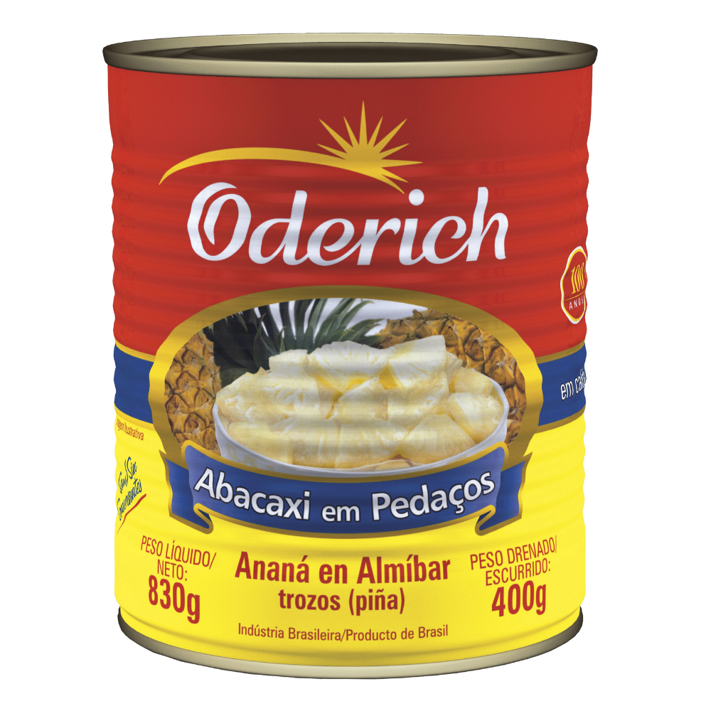 ABACAXI EM PEDAÇOS ODERICH 400 G