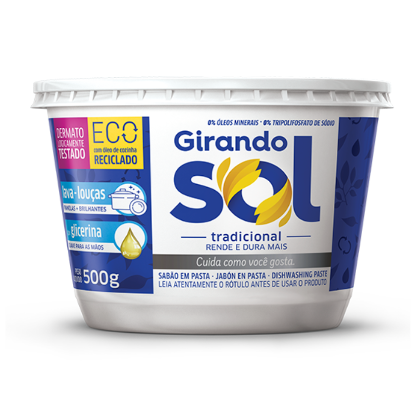 SABÃO EM PASTA 500G TRADIONAL GIRANDO SOL