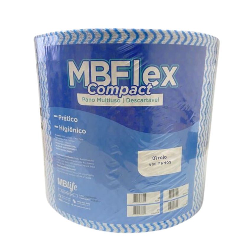 PANO MULTIUSO MBFLEX AZUL.RL20X240M 600UN