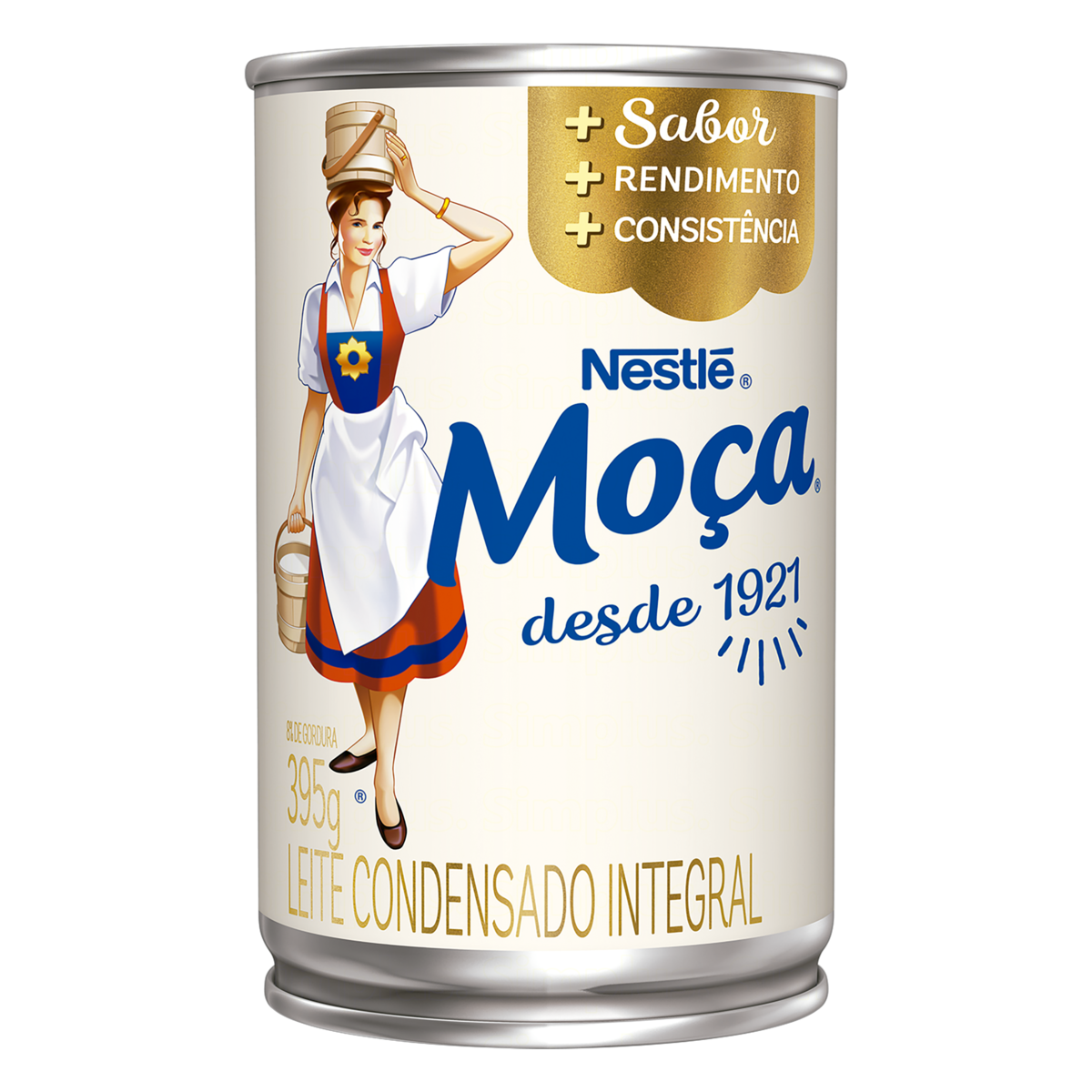 LEITE CONDENSADO INTEGRAL MOÇA NESTLE LATA 395 G