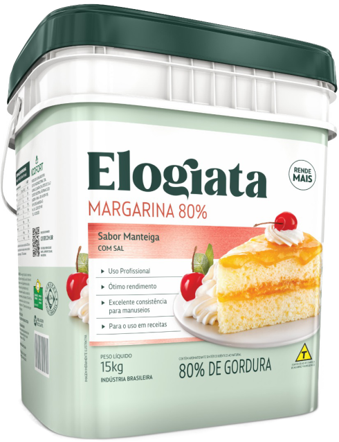 MARGARINA ELOGIATA C/S 80% GORD.15KG BD