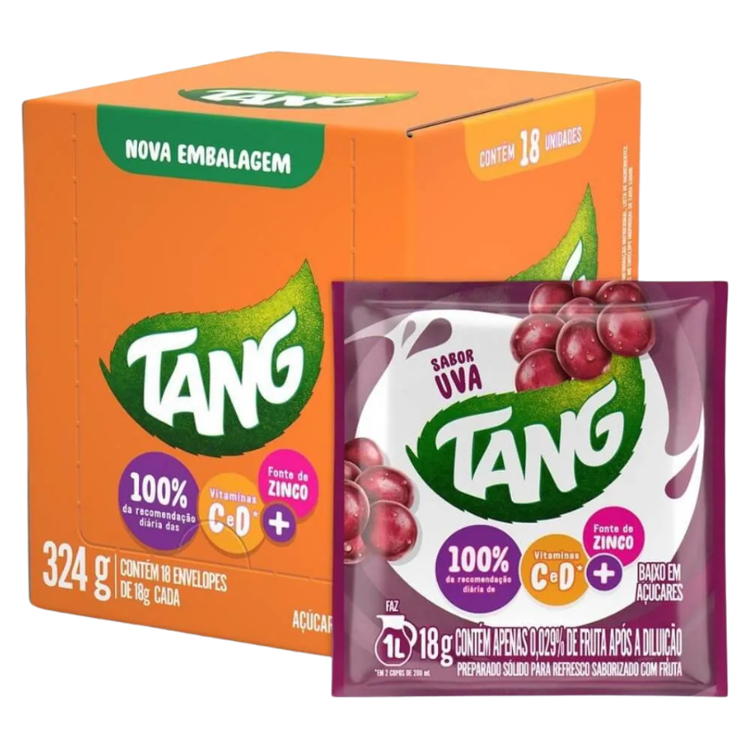 REFRESCO PÓ TANG UVA 18X18 G