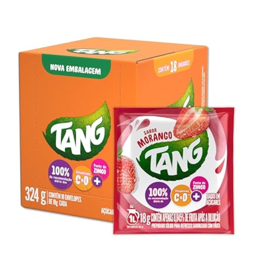 REFRESCO PÓ TANG MORANGO 18X18 G