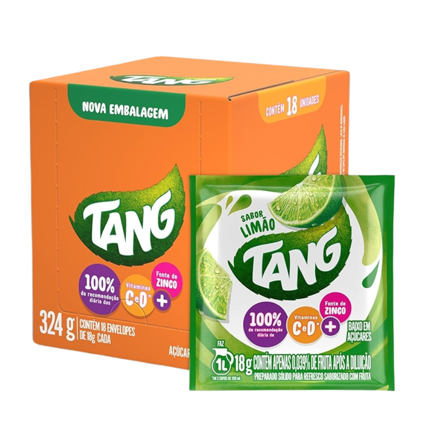 REFRESCO PÓ TANG LIMÃO 18X18 G