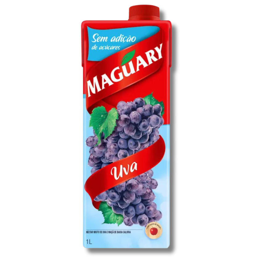SUCO MAGUARY 1 LITRO SEM AÇUCAR UVA