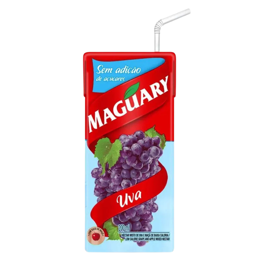 SUCO MAGUARY 200ML SEM AÇUCAR UVA