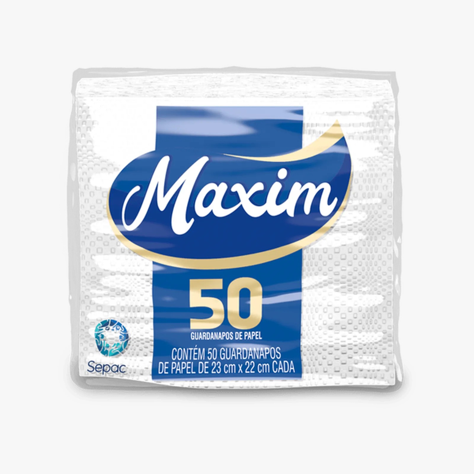 GUARDANAPO MAXIM 23X22CM 50UN