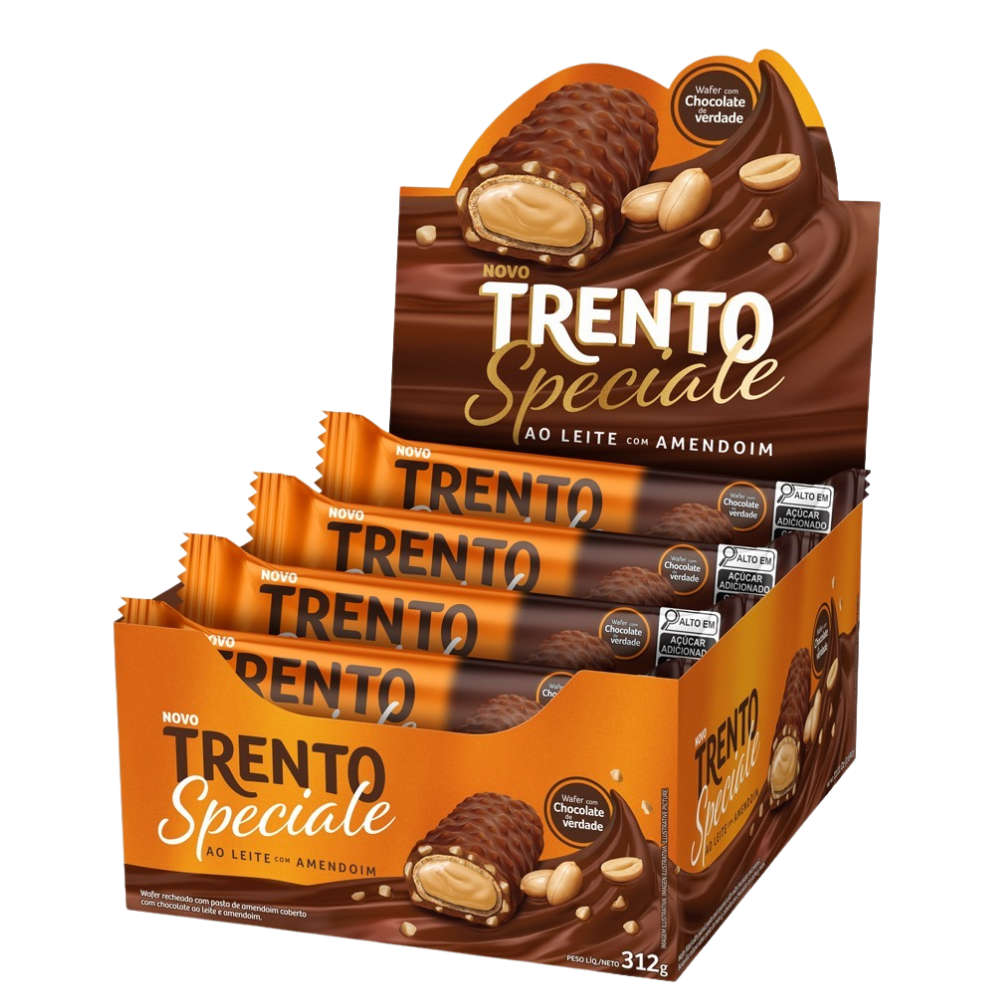 CHOCOLATE TRENTO SPECIALE CHOCOLATE AMENDOIM 12X26G