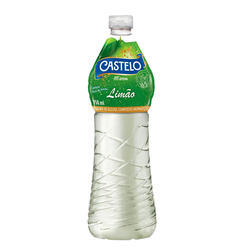 VINAGRE DE ÁLCOOL LIMÃO CASTELO 750ML PET
