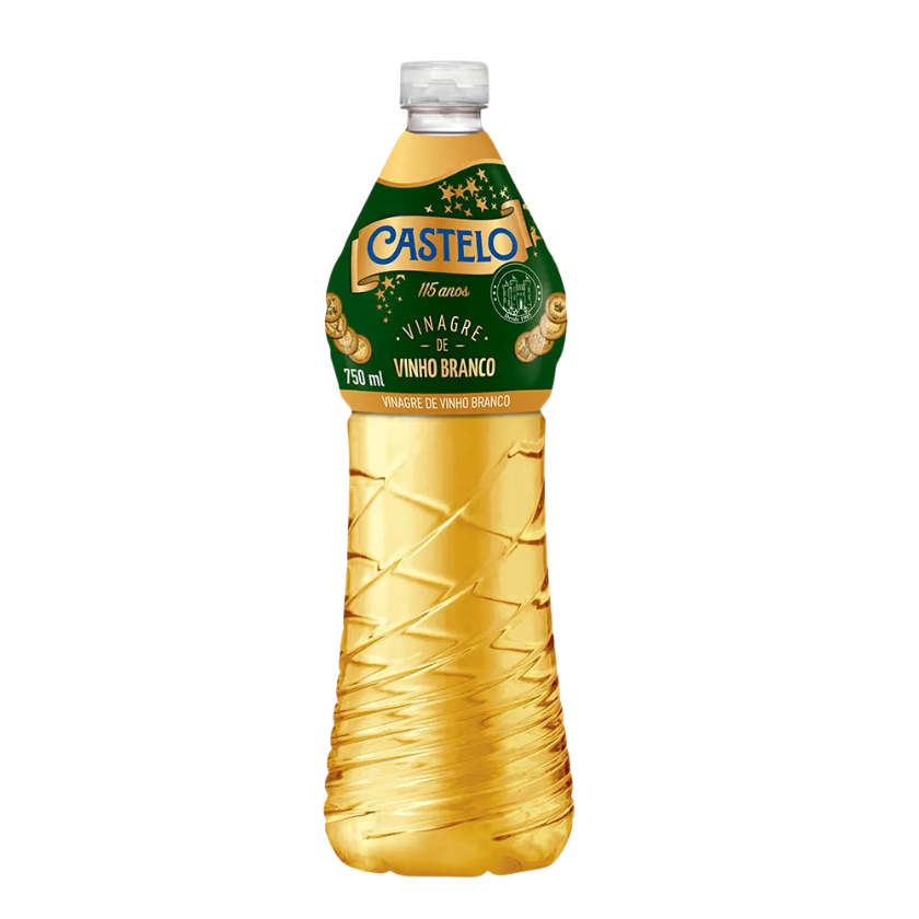 VINAGRE DE VINHO BRANCO CASTELO 750 ML PET