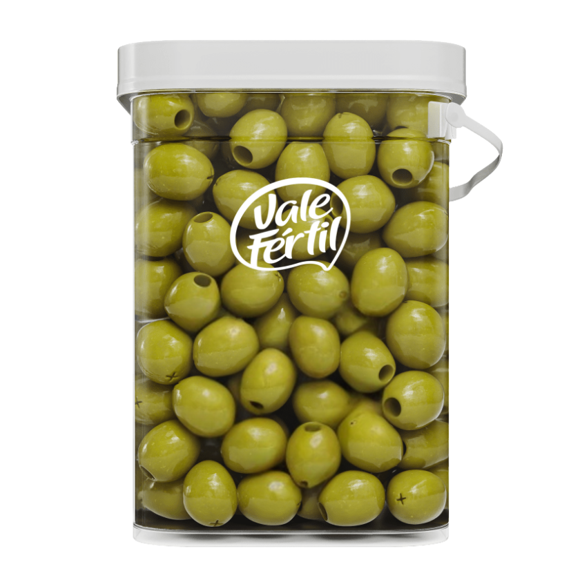 AZEITONA VERDE SEM CAROÇO VALE FERTIL 1,8 KG