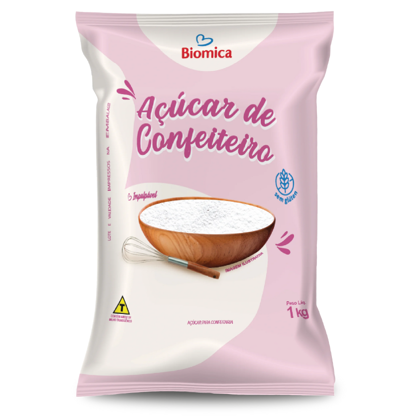 AÇÚCAR CONFEITEIRO BIOMICA 1KG