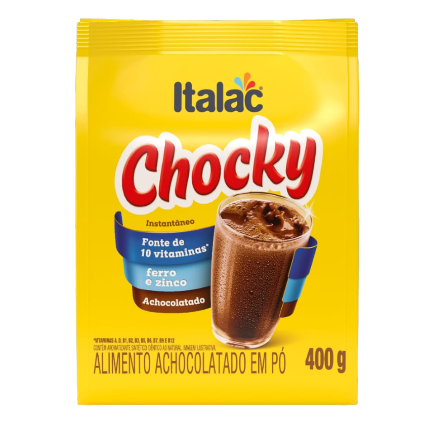 ACHOCOLATADO EM PÓ ITALAC 400G SACHÊ