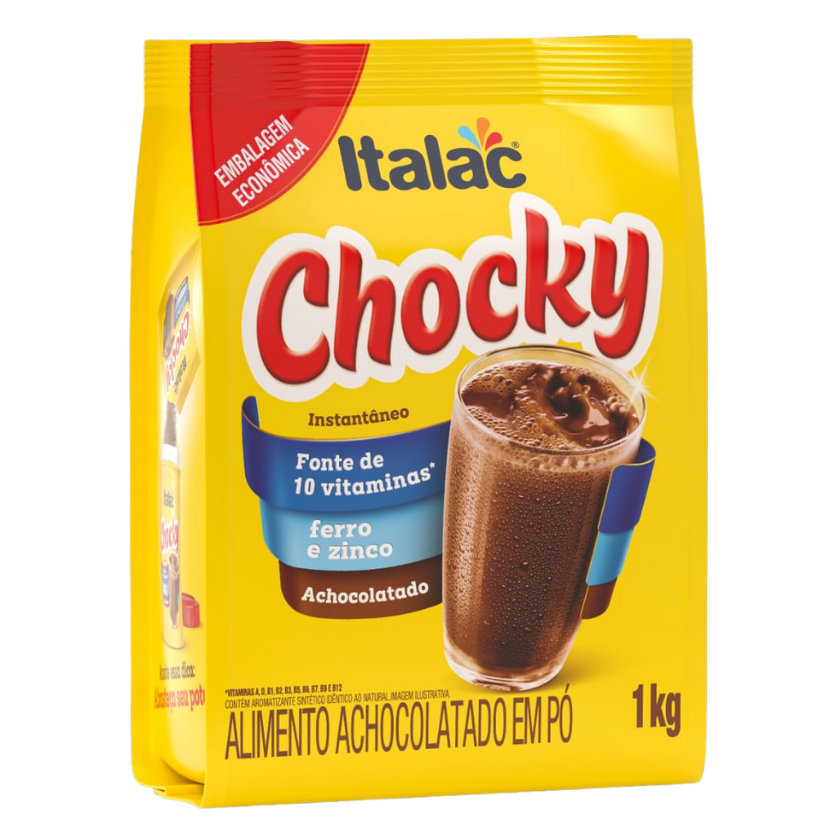 ACHOCOLATADO EM PÓ ITALAC 1KG SACHÊ