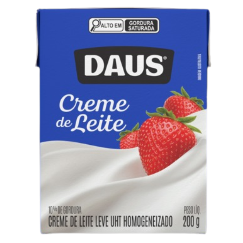CREME DE LEITE DAUS 10% GORDURA 200G