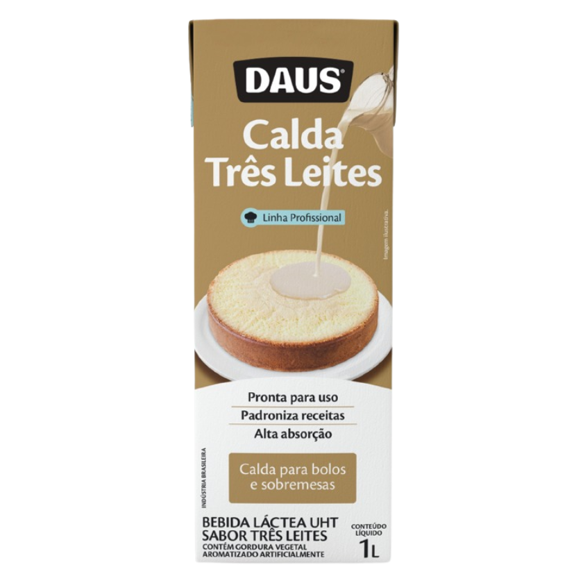 CALDA TRES LEITES DAUS 1LT