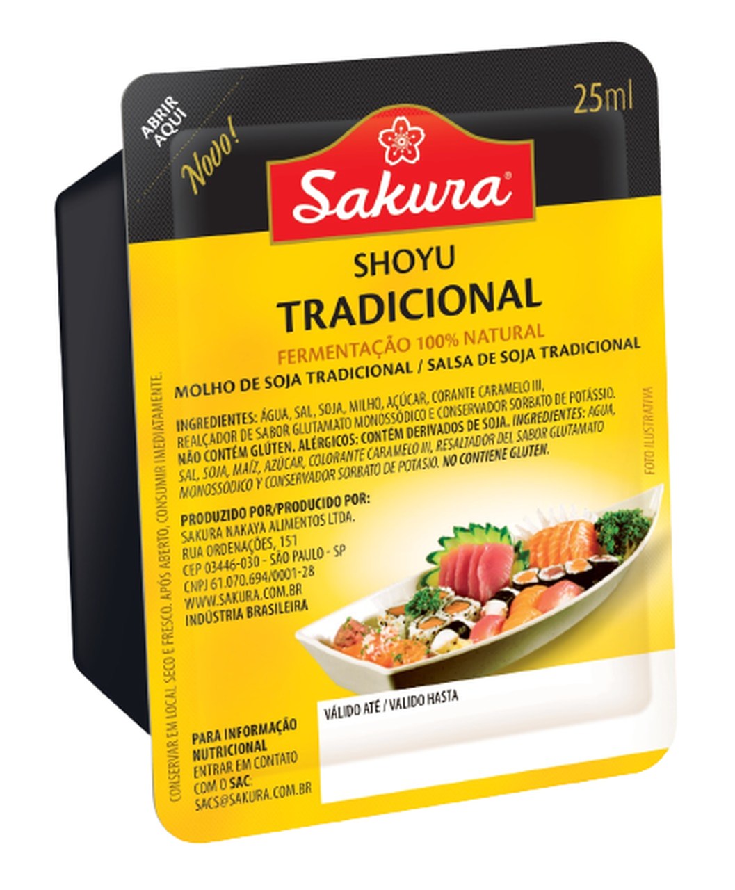BLISTER MOLHO SHOYU TRAD.SAKURA 72X25 ML